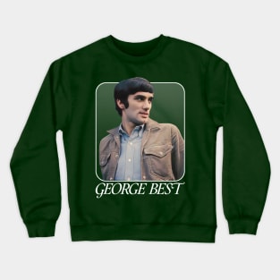 George Best -- 70s Retro Mod Design Crewneck Sweatshirt